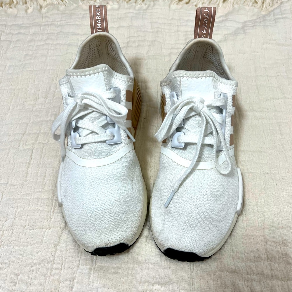 Adidas Boost cloud white with ash pearl